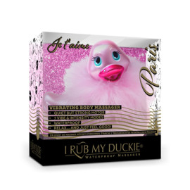 Canard vibrant rose à strass